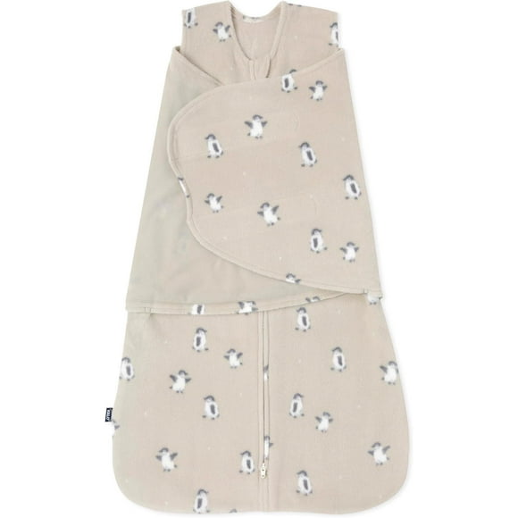 HALO® SleepSack® Swaddle, 3-Way Adjustable Wearable Blanket, TOG 1.5, Penguin Pals