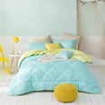 thumbnail image 1 of Byourbed Yucca/Limelight Yellow Full Comforter - Oversized Full XL Bedding, 1 of 3