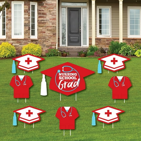Nurse Graduation Yard Sign And Outdoor Lawn Decorations