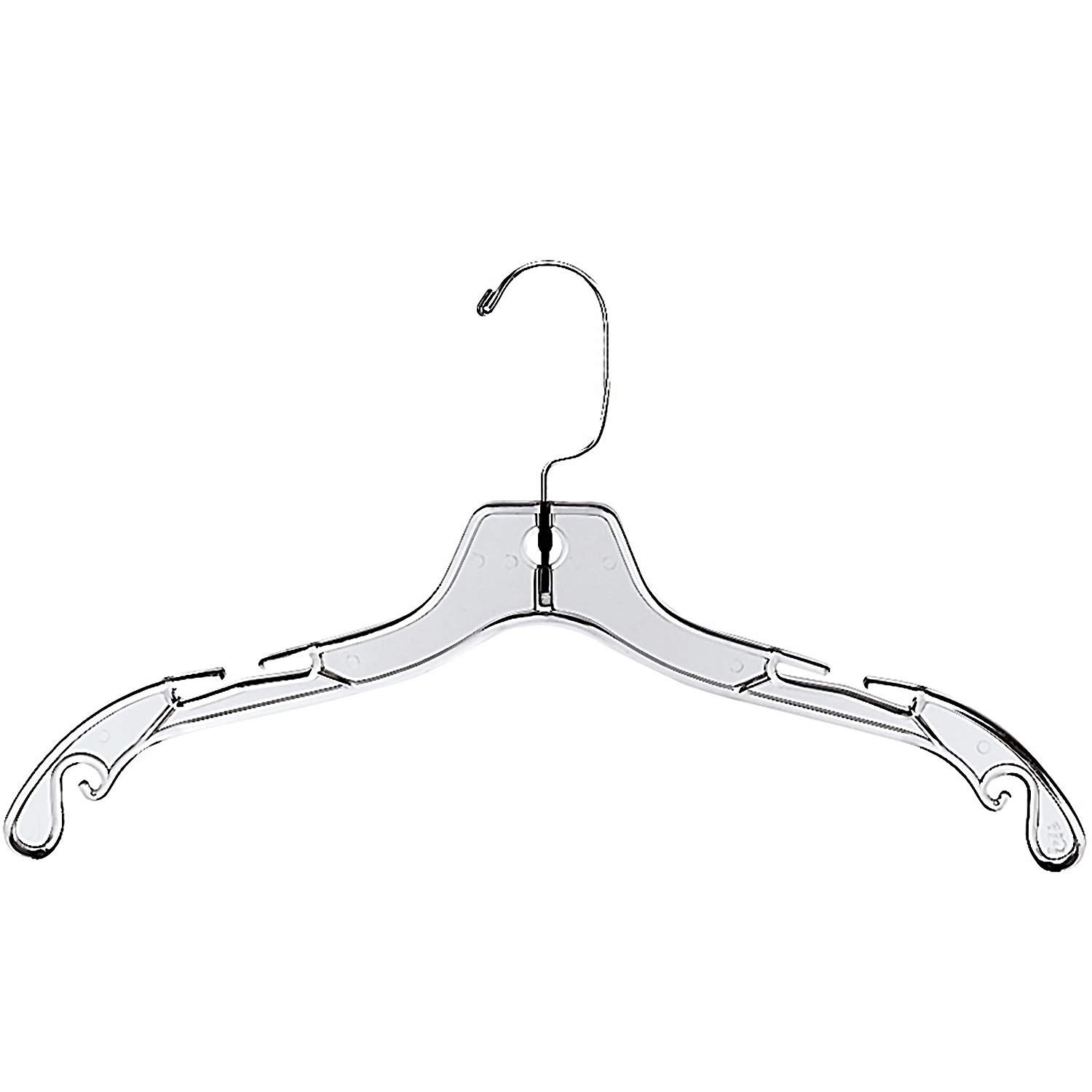 Wesiti 60 Pack Clear Clothes Hangers Bulk 17 Plastic Hangers Crystal Cut  Hangers Dress Hangers for Coats Shirts Suits Clothing Store Home Closet