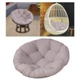 thumbnail image 3 of Outdoor Seat Cushion Chair Pads Solid Color Round for Hanging Chair , gray, 3 of 5