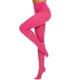 thumbnail image 2 of Women Pantyhose - High Waist Solid Color High Elasticity Skinny Thin Candy Color Anti-slip Cosplay Performance Tights Work Daily Wear Long Stockings, 2 of 8