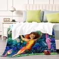 thumbnail image 4 of Los Croods anti-pilling, suave, ligera, esponjosa y acogedora de lujo para hogar y cocina – Perfecta para niños y adultos, 100 x 150 cm, 4 of 6