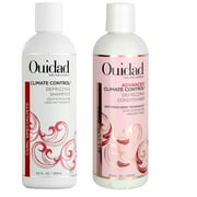 Ouidad Advanced Climate Control Defrizzing Shine Enhancing Daily Shampoo & Conditioner, Full Size Set, 2 Piece