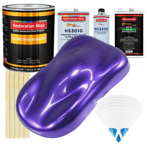 Firemist Purple Premium Gallon Kit URETHANE BASECOAT Car Auto Paint Kit