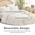 thumbnail image 3 of Davulos Comforter Set King White ,7 Piece Bed in a Bag Boho Tufted Shabby Chic Bedding Vintage Farmhouse Bed Set for All Seasons,Geometric Complete Bedding Set, 3 of 8