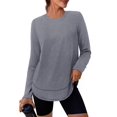 thumbnail image 1 of Camisa XIEERDUO de manga larga con protección contra salpicaduras, ligera, gris, talla M, 1 of 5