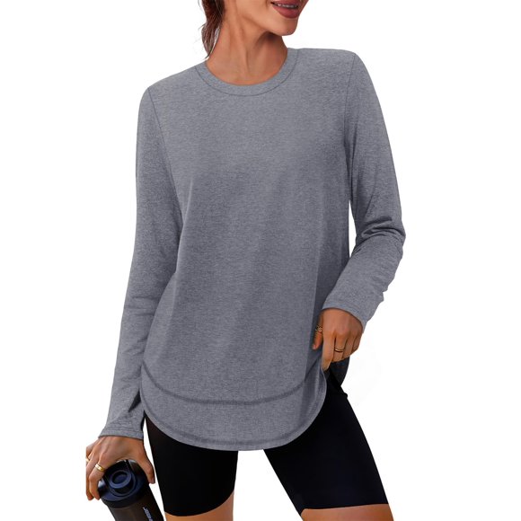 Camisa XIEERDUO de manga larga con protección contra salpicaduras, ligera, gris, talla M