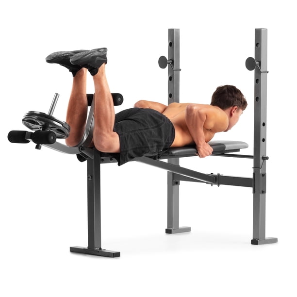 Weider XR 6.1 Adjustable Weight Bench with Leg Developer, 410 lb. Weight  Limit - Walmart.com
