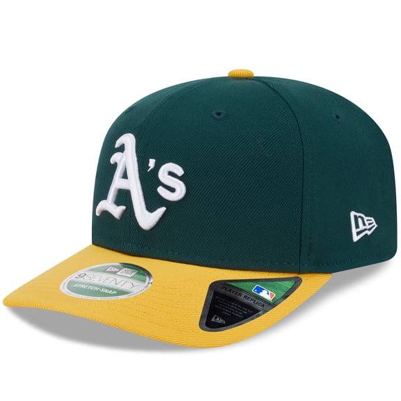 Men's New Era  Green Athletics Player Replica 9SEVENTY Adjustable Hat