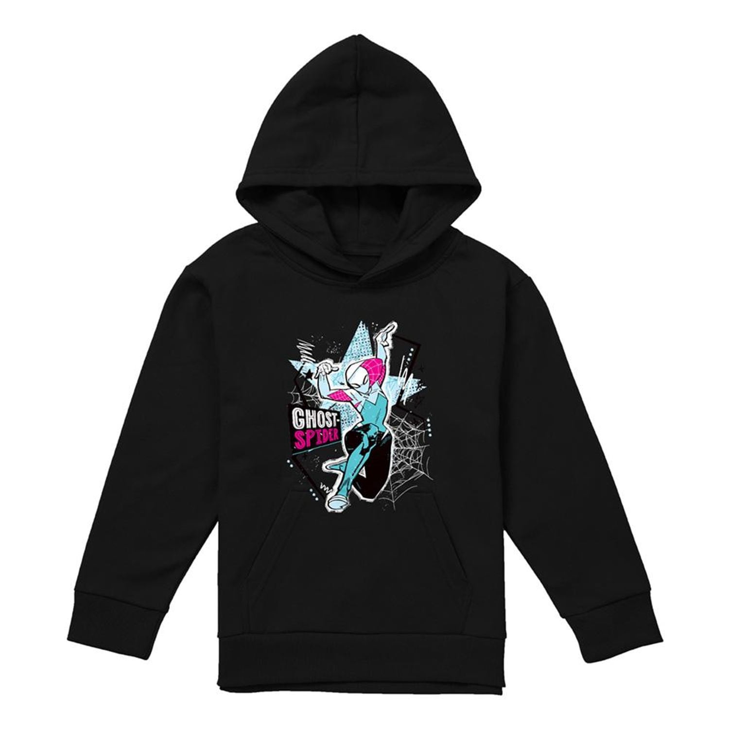 Spider-Man Boys/Girls Ghost-Spider Web Pull Over Hoodie