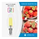 thumbnail image 2 of Lampara Foco Vintage Led Ahorrador C35 E14 8w 6pcs Blanco, 2 of 6