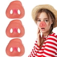 thumbnail image 1 of 3 uds. De simulación de cerdo, nariz de cerdo, Cosplay, mascarada, accesorio de actuación, juego de rol, disfraz de fiesta, 1 of 7