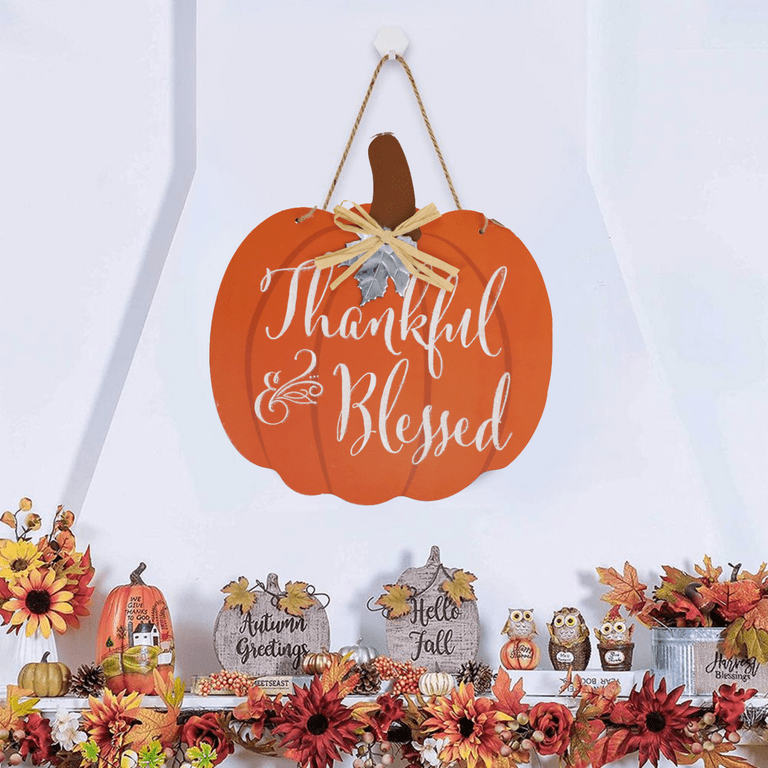 Rustic Metal Hang Pumpkin Halloween Banner Haunted House Party Autumn Fall Decor Rustic Metal Hang Pumpkin Halloween Banner Haunted House Party Autumn Fall Decor