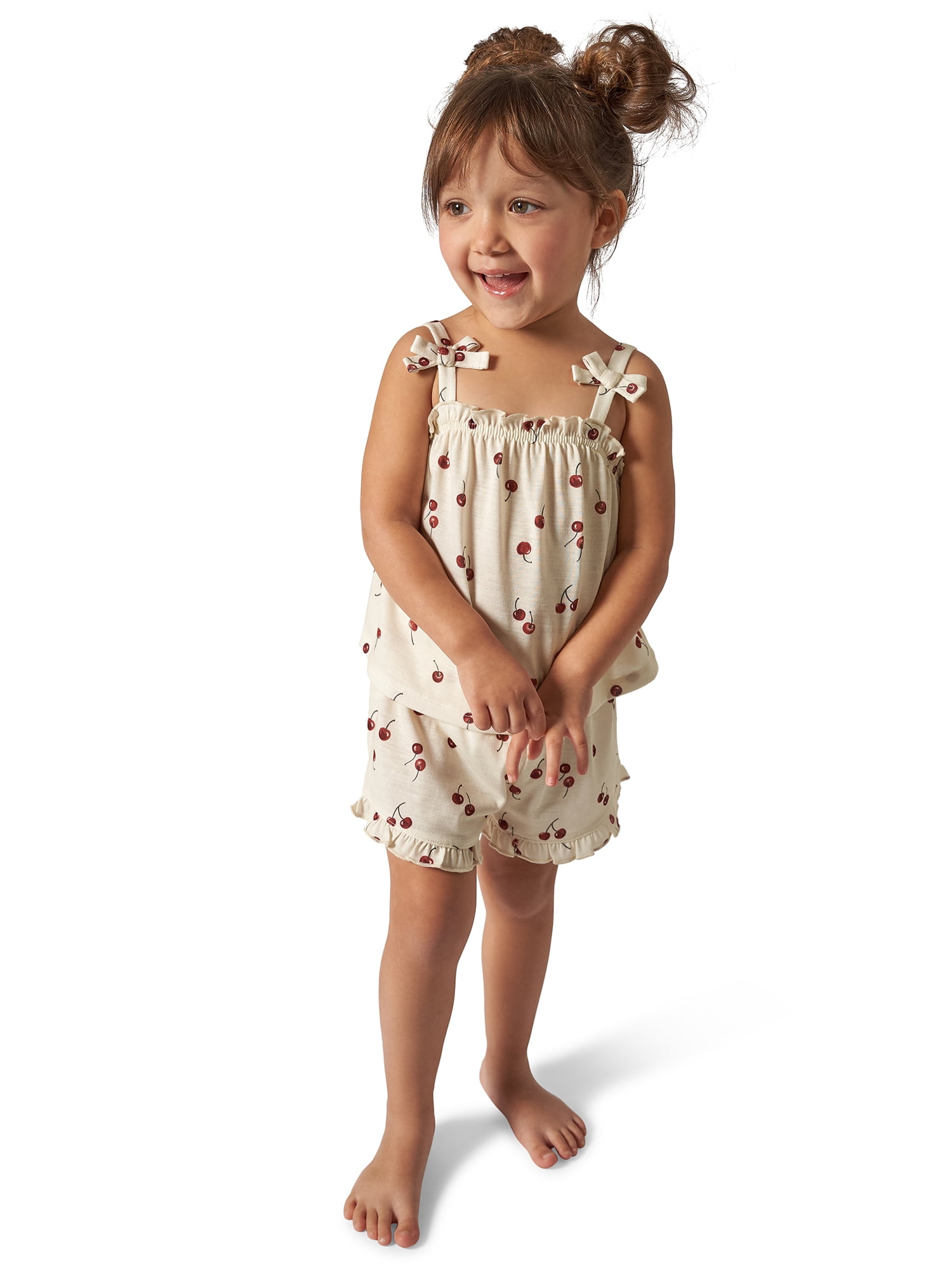 Modern Moments by Gerber Toddler Girl Cami Pajama Set, 2-Piece, Sizes 12M - 5T