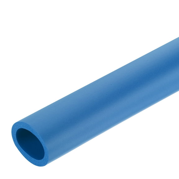 Uxcell Foam Tubing for Handle Grip Support 1 1/8 inch ID 1 1/2 inch OD 1ft Length Blue