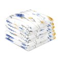 thumbnail image 4 of Multi-Purpose Kitchen Towels 28x18 Inch Dishcloths with Hanging Loop Decorative and Practical Towels for Kitchen, Dining Blue and Yellow Wildflowers, 4 of 7