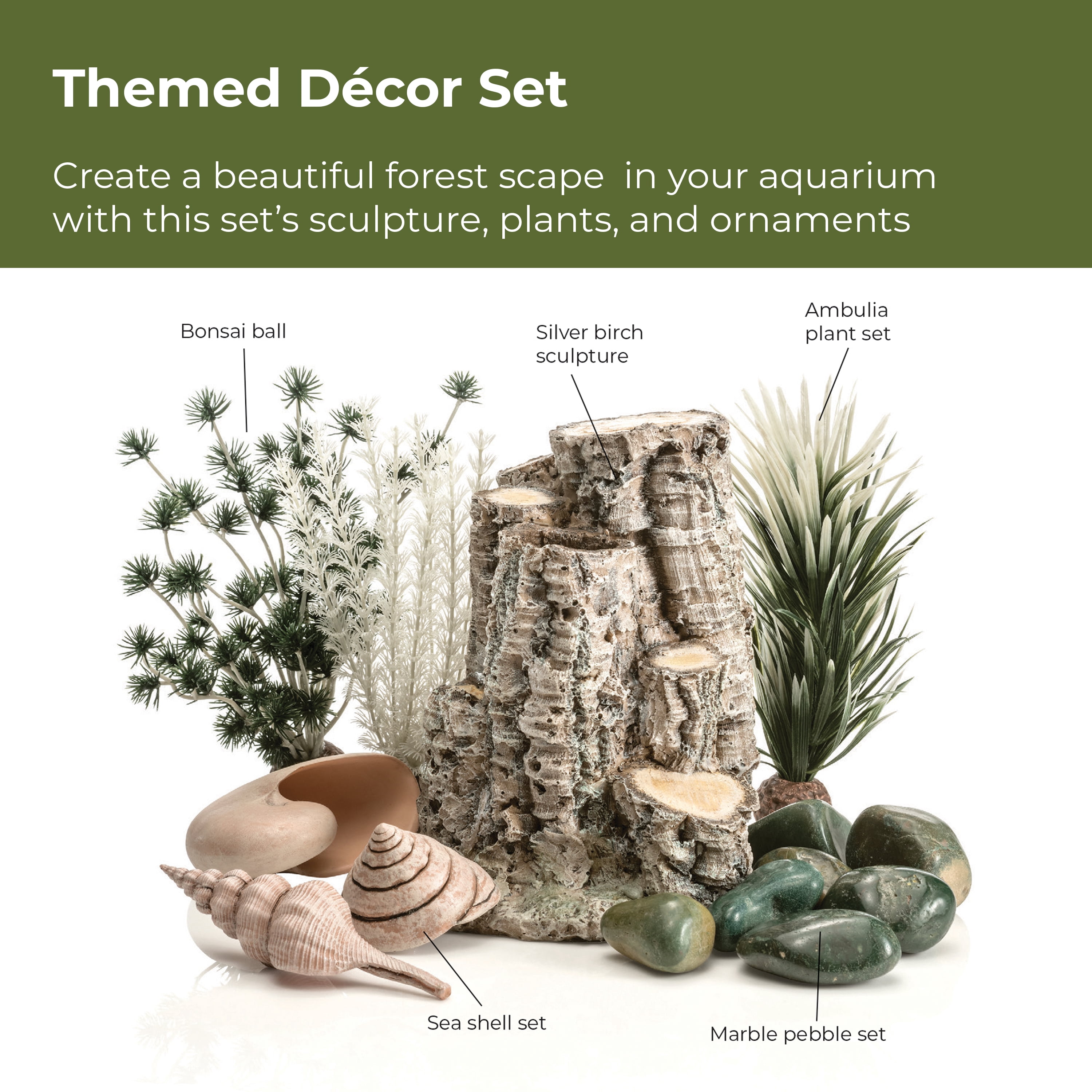 biOrb Forest Rhythm Décor Set - Aquarium Decor