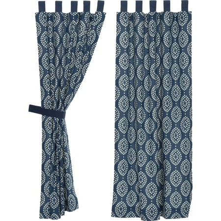 Vhc Brands 29742 63 X 36 In Paloma Indigo Tab Top Short Panel