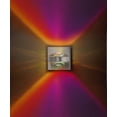 thumbnail image 3 of OPTOS1W-CLFR-LED-CR Besa Lighting Optos-One Light Wall Sconce-5 Inches Wide by 5 Inches High-Chrome Finish-Clear/Frost Glass Color-LED Lamping Type, 3 of 4