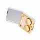thumbnail image 2 of Estuche para lentes de contacto Nikou con espejo cuadrado dorado, 2 of 15