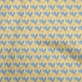 thumbnail image 1 of oneOone Cotton Cambric Yellow Fabric Birds Rooster Craft Projects Decor Fabric Printed By The Yard 42 Inch Wide, 1 of 1
