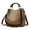 Brown, variant on Adjustable Crossbody Bag for Women – Stylish Leather Print Bucket Purse, Lightweight & Convenient Shoulder Bag