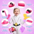 thumbnail image 4 of Horse Grooming Kit for Girls 12 Piece Pretend Play Horse Care Set with Tote Bag, Horse Brush Set for Realistic Cleaning and Bathing Play, Gift for Horse Riders Beginners (Blue), 4 of 10