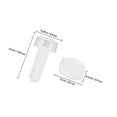 thumbnail image 2 of unbranded 100Ud Conjunto De Sujetadores Acrílicos Transparentes Fácil Uso Para Renovación Y Equipos Mecánicos, 2 of 8