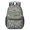 Boston Terrier and Sun Gray Pattern, variant on Boston Terrier and Sun Gray Pattern 17" Waterproof Oxford School Backpacks for Teens, S-Shape Padded Straps, for School, Travel, Hiking, Camping