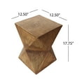 thumbnail image 4 of Lux Outdoor Lightweight Concrete Accent Table, Natural, 4 of 4