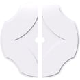 thumbnail image 4 of 32"OD x 1"ID x 11"C x 1"P Percival Architectural Grade PVC Contemporary Ceiling Medallion, Two Piece, 4 of 7