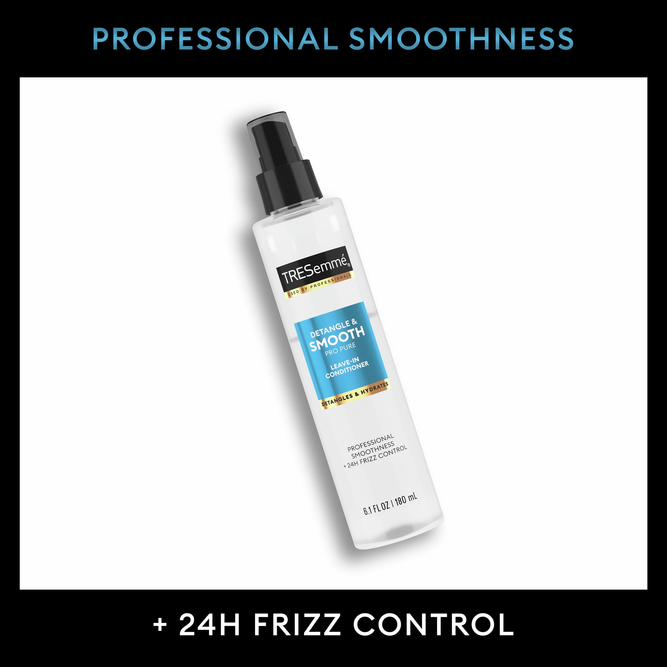 (6 pack) Tresemme Pro Pure Leave-in Conditioner Detangle and Smooth, 6.1oz
