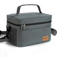 thumbnail image 1 of Bolsa de almuerzo ONFAON 29 x 19 x 18 cm, 10 L, aislante, gris, 1 of 6