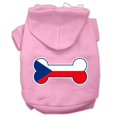 thumbnail image 1 of Sweat à Capuche pour Animaux en Forme d'Os Drapeau Tchèque Rose Clair Taille TP (8), 1 of 1