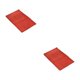 thumbnail image 2 of Bewildely Alfombrilla de baño de secado rápido - Parte inferior antideslizante Limpieza fácil Fuerte absorción de agua Sin hilo suelto Rojo naranja 40 cm * 60 cm 2piezas, 2 of 6