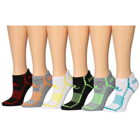 

Ronnox Women s 6-Pairs Low Cut Running & Athletic Performance Tab Socks