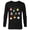 Black, variant on Disney Princess Holiday Festive Christmas Ornaments - Long Sleeve T-Shirt for Men - Customized-White