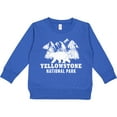 thumbnail image 2 of Inktastic Yellowstone National Park with Bear Mountains and Trees Toddler Sweatshirt, 2 of 4