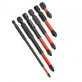 thumbnail image 4 of GROWTH TANK 6Pcs Cross Slot Screwdriver Bit Set Impact Screwdriver Bit Set Impact Cross Bits Drill bit, 4 of 9