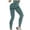 Green, variant on Riforla Womens Leggings Solid Stretchy Yoga Fitness High Waist Seamless Lifting Running Full Length Color Women Tights Army Green XL