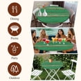 thumbnail image 7 of Green Wood Grain Round Tablecloth, Fitted Table Cover with Elastic for 36"-44" Round Tables, Farmhouse Texture Vintage Country Table Cloth Outdoor Indoor Dinning Party Waterproof Tablecloths, 7 of 7