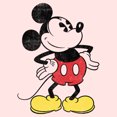 thumbnail image 2 of Toddler's Mickey & Friends Classic Mickey Pose Distressed  Graphic Tee Light Pink 2T, 2 of 3