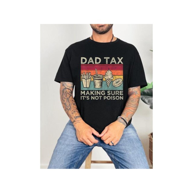 Camiseta de impuestos para papá, camiseta divertida para papá, camiseta del Día del Padre, camiseta con chistes divertidos para papá y esposo