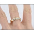 thumbnail image 2 of Lakshya jewel LLC Round Cut Cubic Zirconia 14K Yellow Gold Plated Women's Wedding Band Ring, 2 of 4