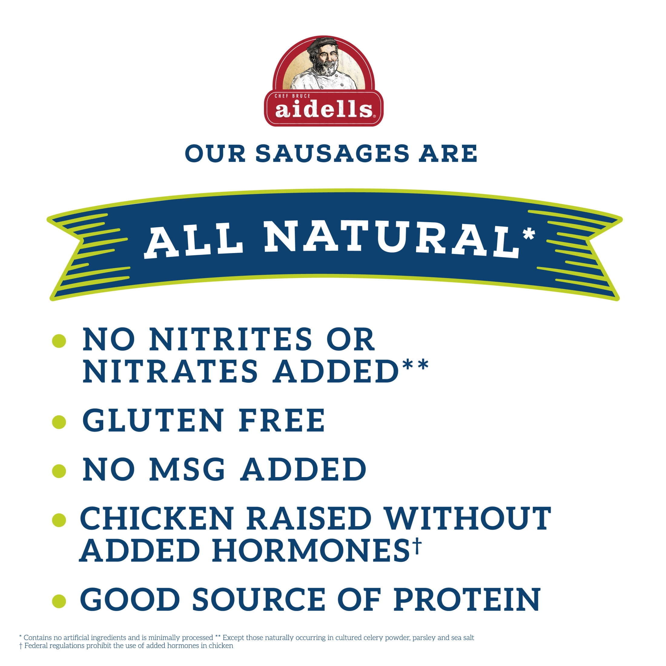 Aidells Chicken & Apple Smoked Chicken Sausage Links, 12 oz, 4 Count