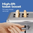 thumbnail image 3 of Hamilton Beach Digital 4-Slice Toaster with 3 Preset Functions & Removable Crumb Tray, Stainless, 3 of 8