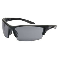 Instinct, Safety Glasses, Anti-Fog, Gray Lens, Black Frame, Half-Frame