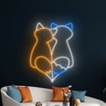 thumbnail image 5 of Handmadetneonsign Raccoon Fox Neon Sign, Raccoon Fox Neon LED Art Decor, Animal Lover Wall Decor, 5 of 5