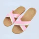 thumbnail image 4 of nuevas zapatillas de moda para hombre y mujer, zapatillas antideslizantes de verano para parejas en casa, zapatillas de interior, zapatos diarios cruzados de lino, 4 of 5